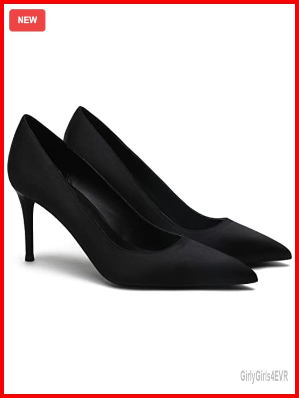 Satin Pointed Toe Stiletto Pumps Women Kitten Heel Dress Wedding Party
